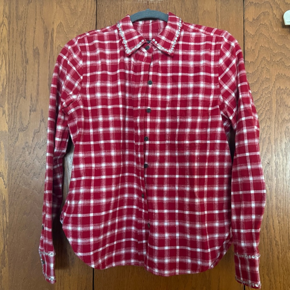 Red Plaid Women’s Shirt